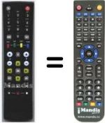 Replacement remote control RC 662