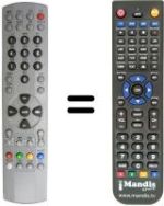 Replacement remote control Haier L26V6-A8