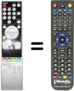 Replacement remote control Funai LCD-C2726