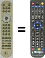 Replacement remote control LG RZ-23LZ50