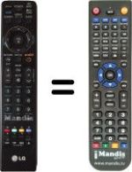 Replacement remote control MKJ40653831