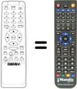 Replacement remote control LT 830