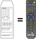 Replacement remote control 109