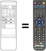 Replacement remote control M 8814