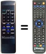 Replacement remote control MAC-250