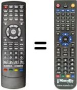 Replacement remote control BRAVO MAGIC 2 IN 1