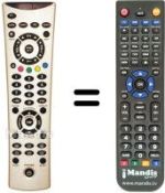 Replacement remote control Medion MD 41530