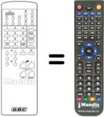 Replacement remote control MG 2580