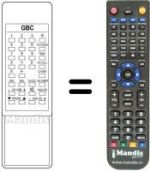 Replacement remote control MG 2594