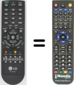 Replacement remote control LG 22 LS 4R