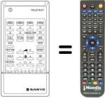 Replacement remote control MXE