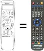 Replacement remote control National NV-SD35