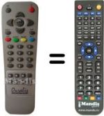 Replacement remote control OURALIS EVOLUTION 3