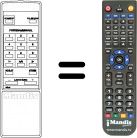 Replacement remote control RC-92