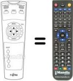 Replacement remote control Fujitsu PDS 4222