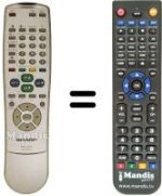 Replacement remote control Sharp LC 30 HV2E