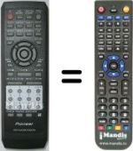 Replacement remote control VXX 2700
