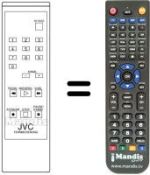 Replacement remote control PQ 10181 B-1
