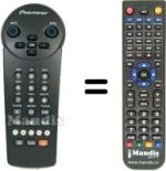 Replacement remote control RC-8250