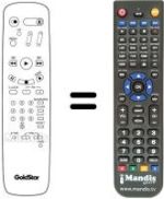 Replacement remote control LG QUISY 30