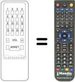 Replacement remote control Waltham R 20 PS