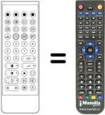 Replacement remote control UKV 506