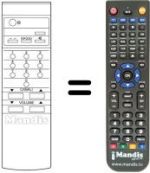 Replacement remote control RC 56