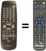 Replacement remote control RC-805