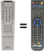 Replacement remote control RC-922
