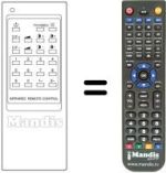 Replacement remote control EUR 5972 A