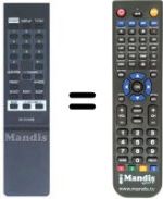 Replacement remote control RC-TC141KE