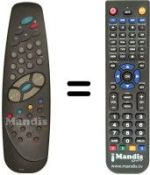 Replacement remote control RC 1010