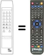 Replacement remote control RC 1420