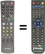 Replacement remote control RC 143603 / 00