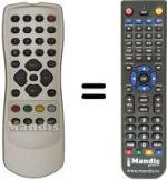Replacement remote control Sinudyne SJ 15500