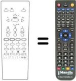Replacement remote control Goldstar CB 14T1 X