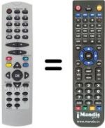 Replacement remote control RC 2553