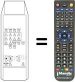 Replacement remote control RC 390