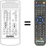 Replacement remote control RC 400 P