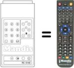 Replacement remote control RC 5140