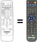 Replacement remote control RC 5205 MX