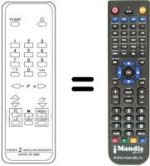 Replacement remote control RC 5806