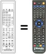 Replacement remote control RC 5991