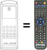 Replacement remote control TC 6050