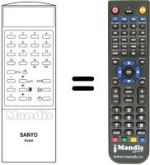 Replacement remote control RC 645