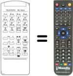 Replacement remote control RC 700 A