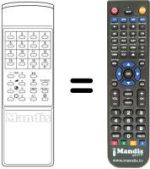 Replacement remote control RC 702
