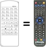 Replacement remote control RC 710