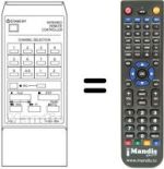 Replacement remote control 0761001014