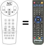 Replacement remote control RC 8237 / 00